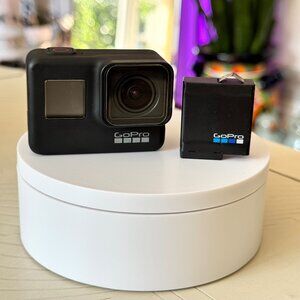 GoPro HERO7 Black 4K Waterproof Action Camera + Battery & Accessories Bundle